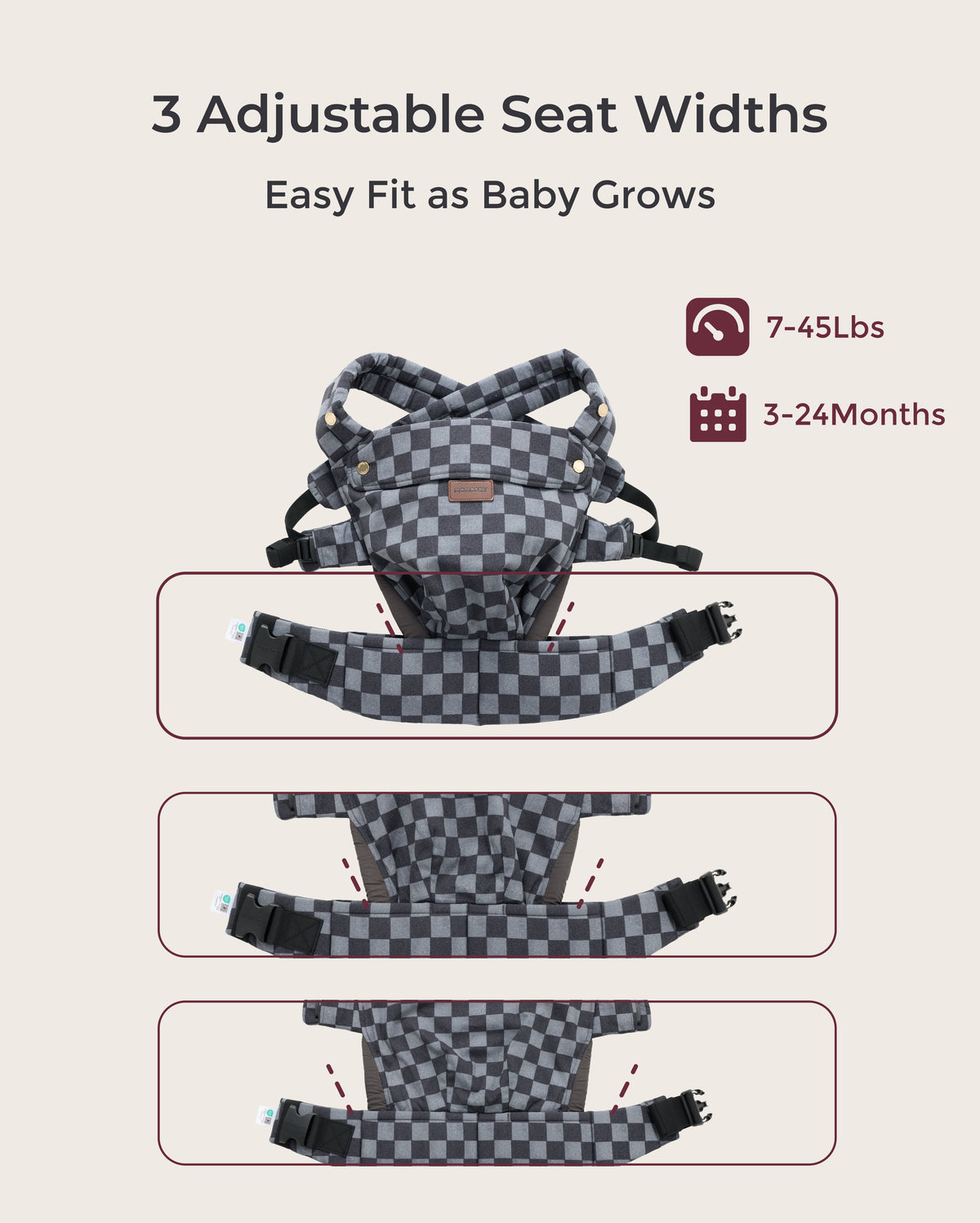 PureHug Baby Carrier - Ergonomic Cozy & Lightweight