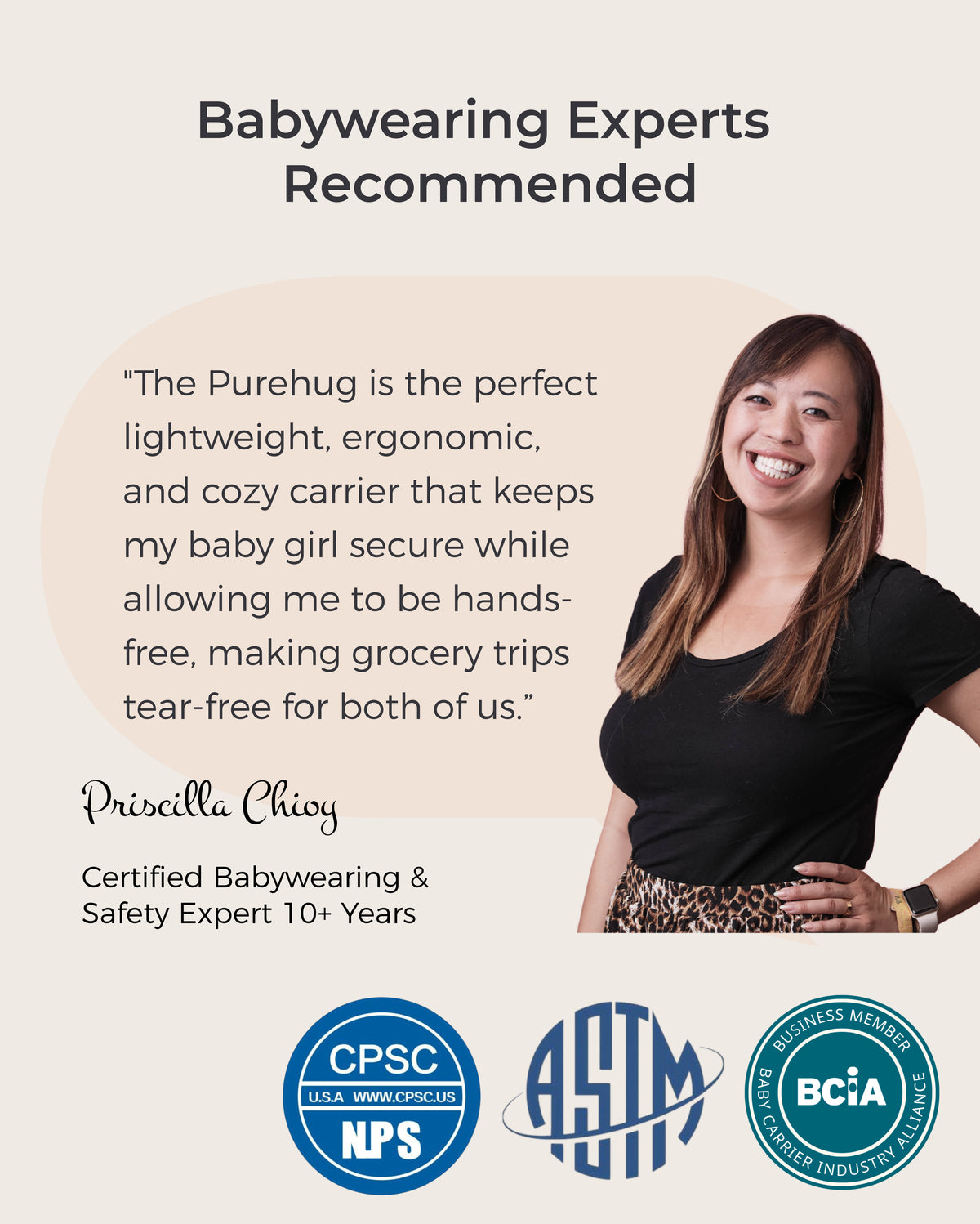PureHug Baby Carrier - Ergonomic Cozy & Lightweight