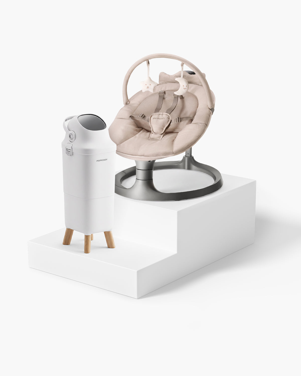 Cubo de pañales Momcozy Triple-Seal