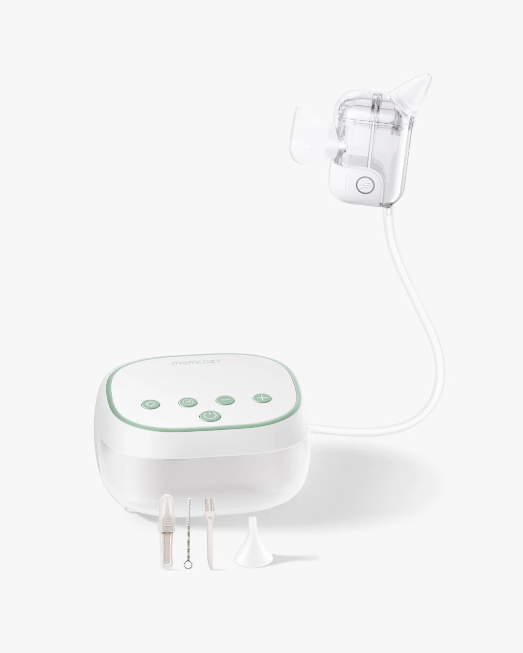 Aspirador nasal eléctrico 2 en 1 Momcozy BreezyClear Pro™ con función de pulverización y succión