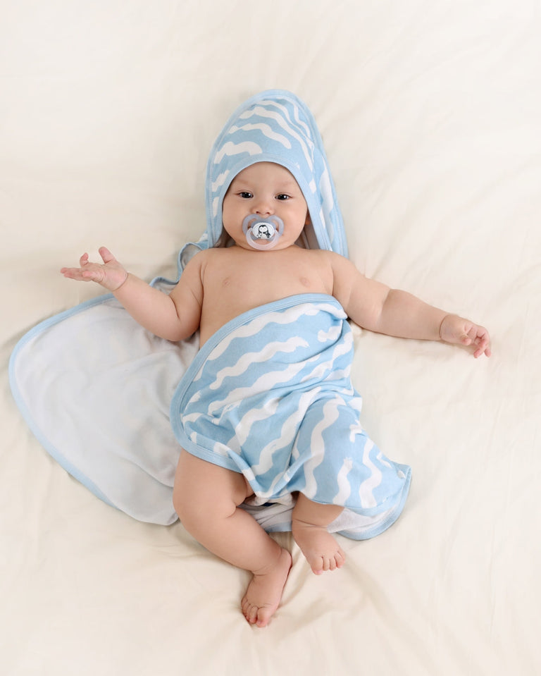 Toalla con capucha de bebé Momcozy para la ducha recién nacida - 2 recuento (paquete de 1)